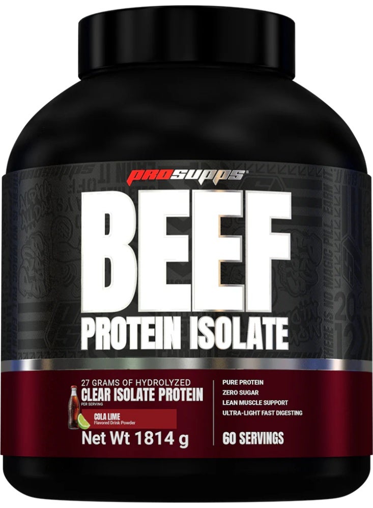 ProSupps Beef Protein Isolate cola lime – 60 Servings (1814g) - Image 1